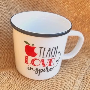 Teach Love Inspire ceramic mug